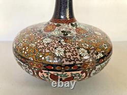 Antique Japanese Pair of Cloisonné Vases in Perfect Condition