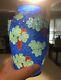 Antique Japanese Plique A Jour Vase 7 Meiji Showa Cloisonné