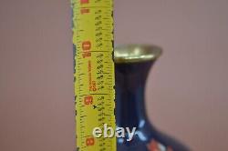 Antique, Japanese, cloisonne, vase, 9.75 inches