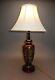 Antique Large Japanese Bronze And Cloisonné Vase Mounted As Lamp