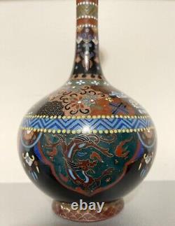 Antique Superb Quality Japanese Cloisonne Vase