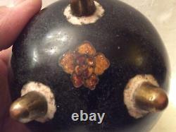 Antique Vintage Japanese Ginbari Cloisonne Vase Bowl