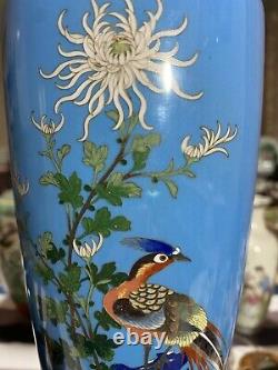 Antique japanese cloisonne vase