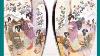 Beautiful Japanese Painting On A Pair Of Japanese Pottery Cobalt Vases U0026 What It Is Worth