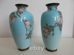Beautiful Meiji Era 19th Century Japanese Cloisonne Vase