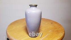 Bird & Bamboo Japanese Cloisonne Vase Enamel Vase 5 Inch