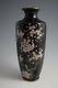 Brilliant Japanese Meiji Silver Wire Cloisonne Vase In Excellent Condition. #116