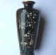 Cloisonne Cherry Blossom Vase Signed By Ota Toshiro Japanese Antique Meiji Era