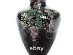 CLOISONNÉ Silver WIRE Vase JAPANESE Meiji PERIOD Silver WIRE