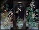 Cloisonne Vase Crane Pattern 5.9 Inch Japanese Antique Fine Art Meiji Era