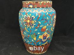 Ceramique Cloisonné Totai Japanese Vase Antique Japon