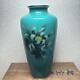 Cloisonne Vase Flower Pattern 8.4 Inch Tall Japanese Pot