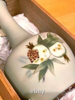 Cloisonne Vase pomegranate pattern 9 inch tall Japanese art Pot