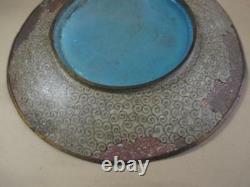 Cloisonne charger, Chinese, Japanese, antique