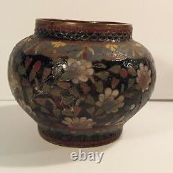 Early Japanese Cloisonne Pot Vase Edo Period