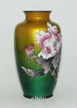 Experimental Cloisonne Enamel Vase Raise Foreground Technique Unknown Artist