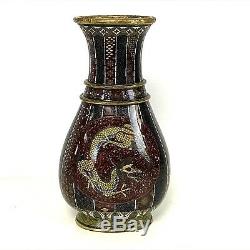 Fine Antique Japanese Meiji Period Cloisonne Vase 10