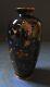 Fine Japanese Midnight Blue Cloisonne Vase Silver Wires Late 19th Century