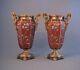 Fine Pair Late 19th Century French Champleve Cloisonne Japanese Style Vases