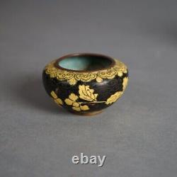 Five Antique Japanese Cloisonne Floral Enameled Mini Vases C1920