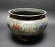 Gorgeous Antique Meji Period Japanese Cloisonne Vase/ Jardiniere 12.5 Inches