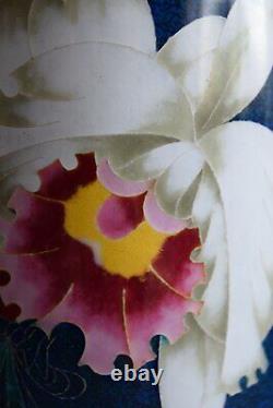 Gorgeous, Artistic & Rare Japanese Cloisonné Enamel Vase by a Legend Artist T64