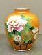 Gorgeous Japanese Meiji Basse-taile Cloisonne Vase