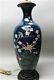 Gorgeous & Large 17.5 Antique Japanese Cloisonne Vase As Lamp C. 1920