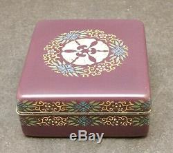 Important Japanese Meiji Cloisonne Box by Hayashi Tanegoro