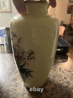 Inaba cloisonne company vase