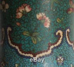 Japan 20. Jh. Paar Große Vasen -A Pair Of Japanese Totai Shippo Cloisonne Vases