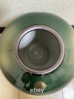 Japan Award Winning Vase Cloisonne Signed Pottery Royal Kutani Unique Handmade