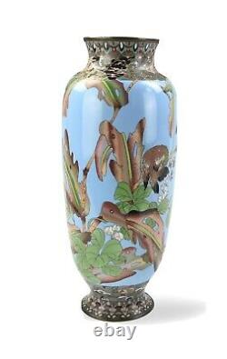 Japanese Antique Cloisonne Vase, Meiji