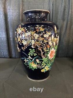 Japanese Antique Silver Wire Cloisonne vase