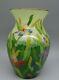 Japanese Chinese Enamel Cloisonne Glass Wire Iris Flower Vase Rare Rare Rare
