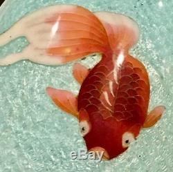 Japanese Cloisonne Ando Jubei Signed Wireless Goldfish