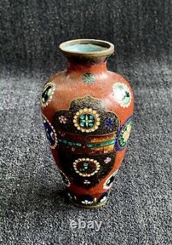 Japanese Cloisonne Enamel Vase
