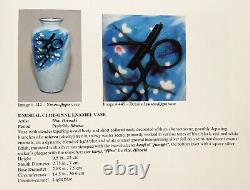 Japanese Cloisonne Enamel Vase by Ota Hiroaki Pictured In Book PIB