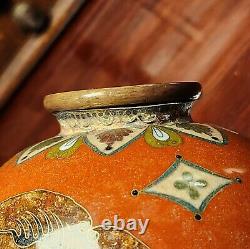 Japanese Cloisonne Kyoto Shippo Style Antique Meiji Vase 6