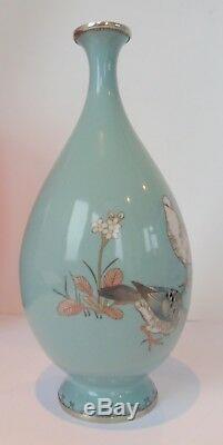 Japanese Cloisonne Vase Meiji Period