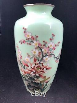 Japanese Cloisonne Vase by Ando Jubei