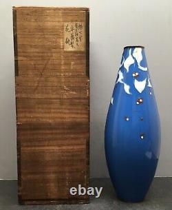 Japanese Meiji Cloisonne Vase with Dots by Ando