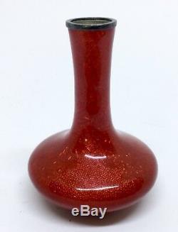 Japanese Meiji Kawaguchi Bunzaemon Cloisonne Salesman Sample Miniature Vase