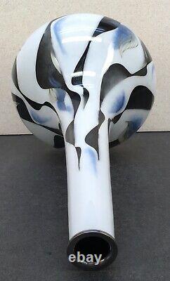 Japanese Meiji Silver Wire & Wireless Cloisonne Vase by Gondo