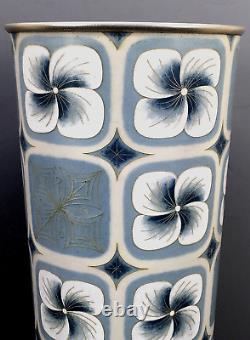Japanese Meiji Taisho Art Deco Cloisonne Silver Vase By Gonda