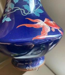 Japanese Meiji cloisonne vase by Gonda Hirosuke