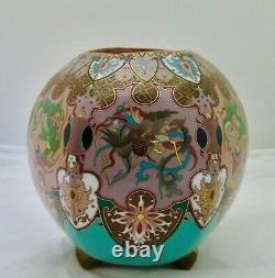 Japanese Mythical Cloisonne' Vase