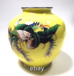 Japanese Phoenix Cloissone Vase