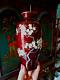 Japanese Red Ginbari Vase Cloisonne Meiji Period Cherry Blossoms
