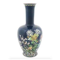 Japanese Taisho Era Inaba Cloisonne Enamel Vase